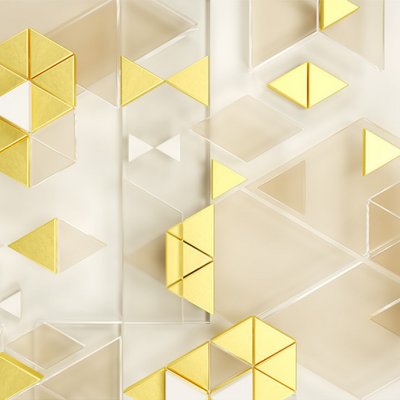 фотообои Золотая мозаика 3Д
