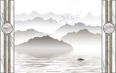 фотообои Рассветное озеро