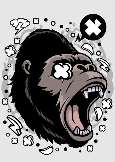 постеры Злая обезьяна