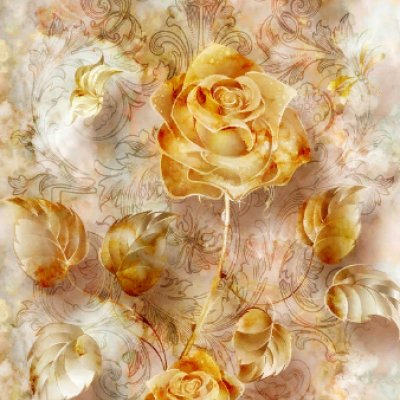 фотообои Янтарная роза